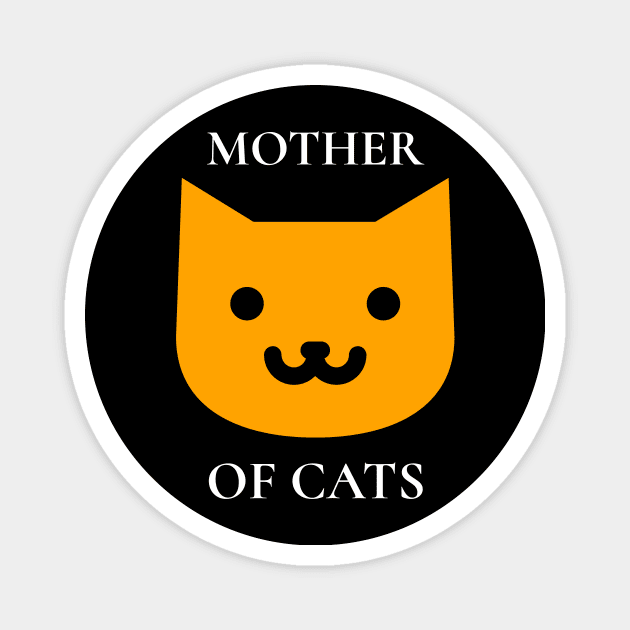 Cat Mom Magnet by peaceupclothes